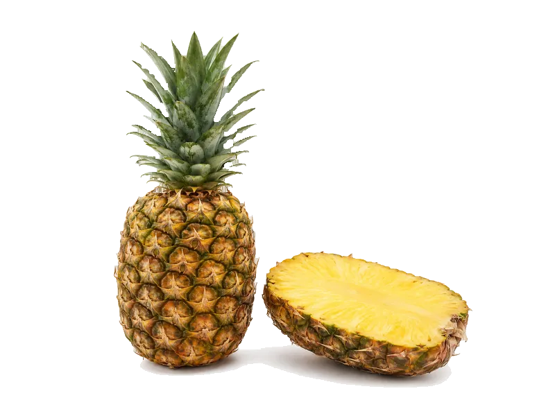 Ananas świeży – białko 0.5g, kalorie 50 kcal, węglowodany i tłuszcz na 100g | zdrowe odżywianie