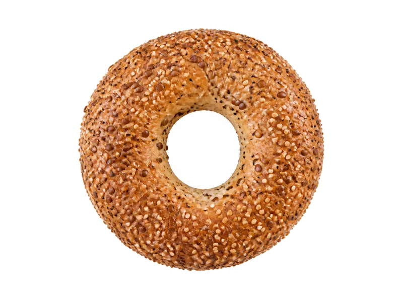 Bajgiel pełnoziarnisty – białko 10.2g, kalorie 250 kcal, węglowodany i tłuszcz na 100g | zdrowe odżywianie
