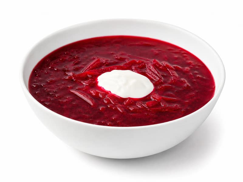Barszcz czerwony – białko 1.2g, kalorie 38 kcal, węglowodany i tłuszcz na 100g | zdrowe odżywianie