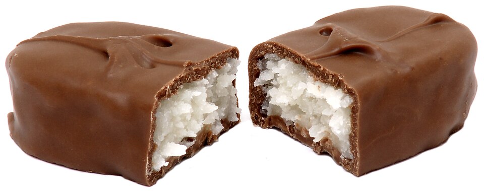 Bounty – białko 3.5g, kalorie 471 kcal, węglowodany i tłuszcz na 100g | zdrowe odżywianie