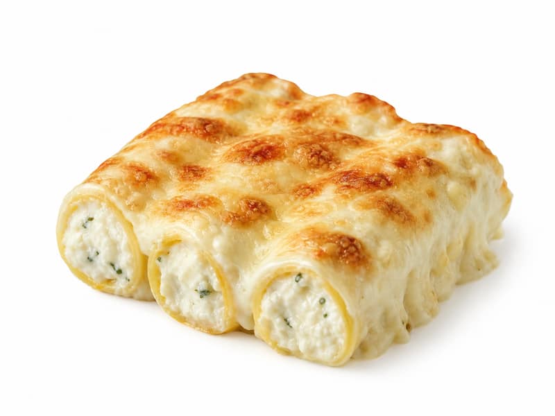 Cannelloni z ricottą – białko 8g, kalorie 155 kcal, węglowodany i tłuszcz na 100g | zdrowe odżywianie