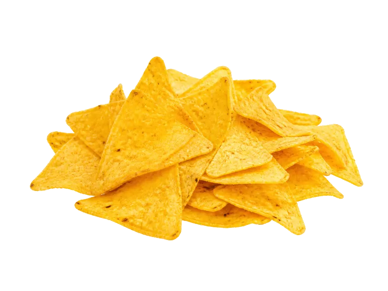 Chipsy kukurydziane – białko 6.2g, kalorie 488 kcal, węglowodany i tłuszcz na 100g | zdrowe odżywianie