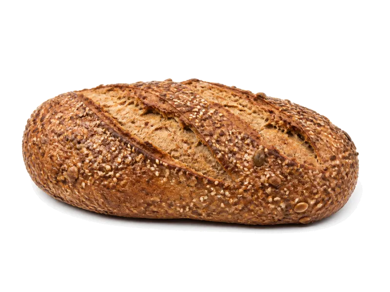 Chleb wieloziarnisty – białko 9.5g, kalorie 215 kcal, węglowodany i tłuszcz na 100g | zdrowe odżywianie
