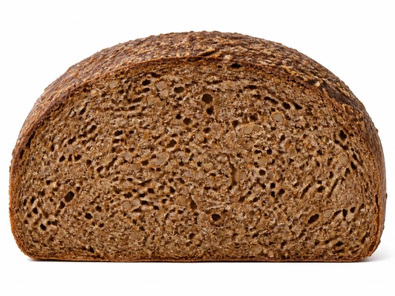 Chleb żytni pełnoziarnisty – białko 6g, kalorie 214 kcal, węglowodany i tłuszcz na 100g | zdrowe odżywianie