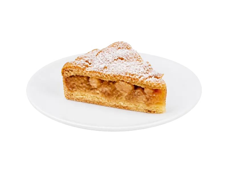 Ciasto jabłkowe (szarlotka) – białko 2.4g, kalorie 265 kcal, węglowodany i tłuszcz na 100g | zdrowe odżywianie
