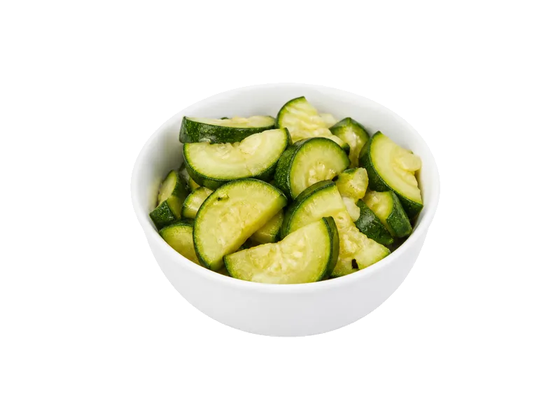 Cukinia gotowana – białko 1.1g, kalorie 15 kcal, węglowodany i tłuszcz na 100g | zdrowe odżywianie