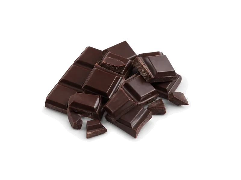 Czekolada gorzka (70- 85% zawartości kakao) – białko 7.8g, kalorie 598 kcal, węglowodany i tłuszcz na 100g | zdrowe odżywianie