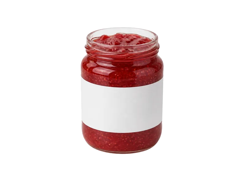 Dżem truskawkowy niskosłodzony - Rapsodia – białko 0.4g, kalorie 158 kcal, węglowodany i tłuszcz na 100g | zdrowe odżywianie