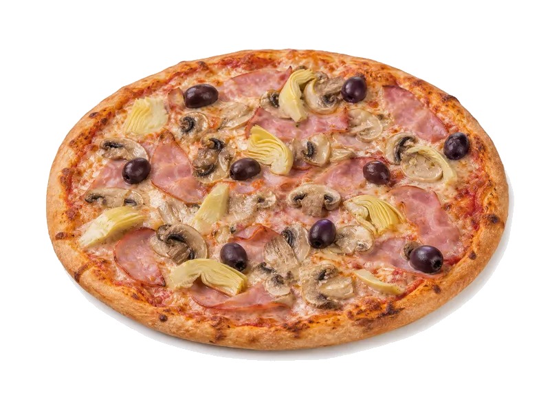 Dzik Protein Pizza Capricciosa – białko 17.2g, kalorie 211 kcal, węglowodany i tłuszcz na 100g | zdrowe odżywianie
