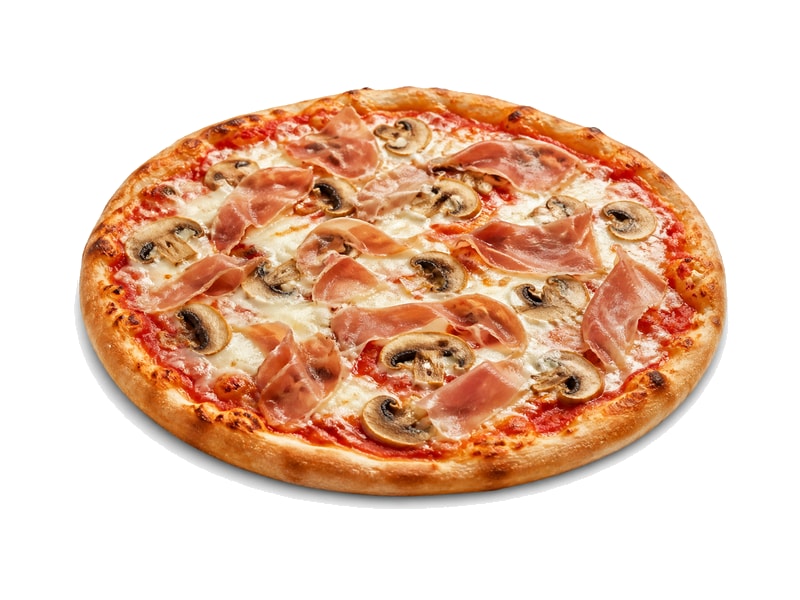 Feliciana Prosciutto e Funghi – białko 9.1g, kalorie 217 kcal, węglowodany i tłuszcz na 100g | zdrowe odżywianie
