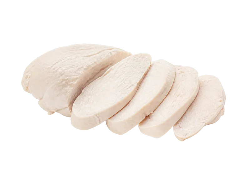 Filet z kurczaka gotowany – białko 26g, kalorie 131 kcal, węglowodany i tłuszcz na 100g | zdrowe odżywianie