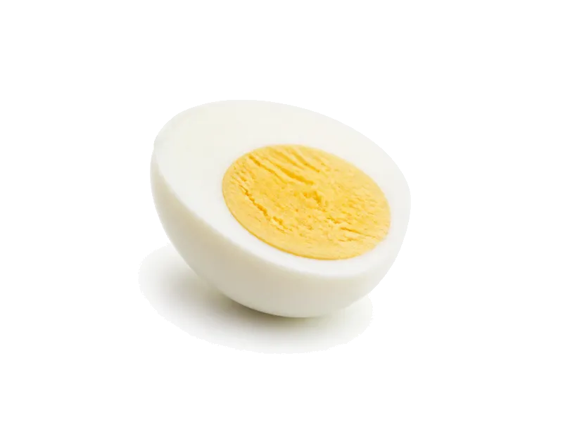 Jajko ugotowane na twardo – białko 12.6g, kalorie 155 kcal, węglowodany i tłuszcz na 100g | zdrowe odżywianie