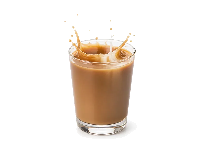 Kawa z mlekiem (2 łyżki mleka 0%) – białko 0.5g, kalorie 5 kcal, węglowodany i tłuszcz na 100g | zdrowe odżywianie