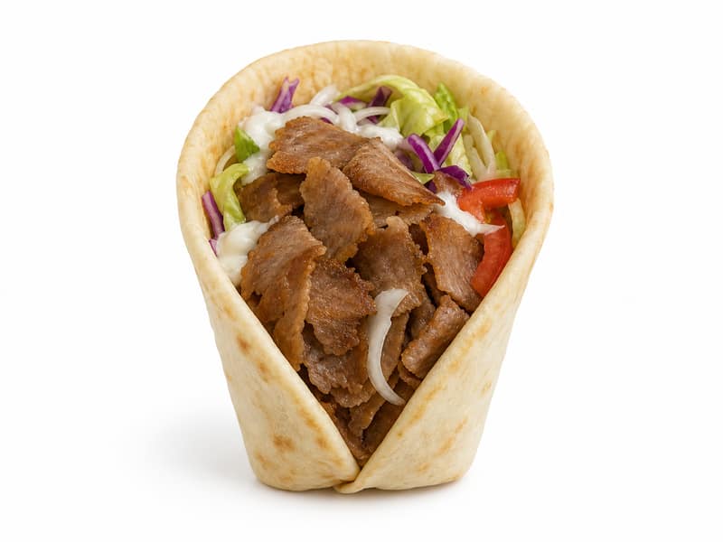Kebab w cieście – białko 12g, kalorie 215 kcal, węglowodany i tłuszcz na 100g | zdrowe odżywianie
