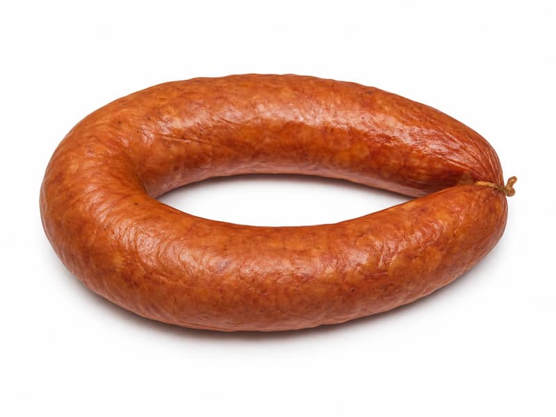 Kiełbasa krakowska – białko 14g, kalorie 318 kcal, węglowodany i tłuszcz na 100g | zdrowe odżywianie
