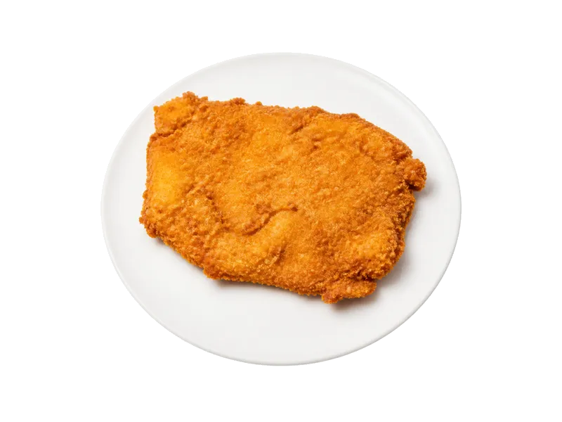 Kotlet z piersi kurczaka (w panierce smażony) – białko 21g, kalorie 260 kcal, węglowodany i tłuszcz na 100g | zdrowe odżywianie