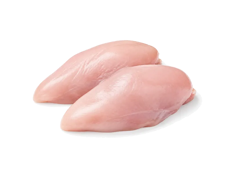 Kurczak (pierś bez skóry) – białko 21.8g, kalorie 121 kcal, węglowodany i tłuszcz na 100g | zdrowe odżywianie