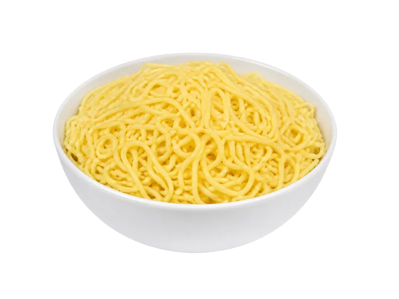 Makaron jajeczny Nitki (ugotowany) – białko 4.9g, kalorie 140 kcal, węglowodany i tłuszcz na 100g | zdrowe odżywianie