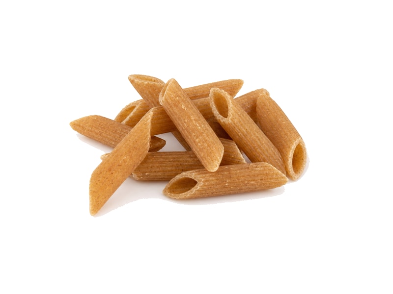 Makaron pełnoziarnisty (suchy) – białko 14g, kalorie 348 kcal, węglowodany i tłuszcz na 100g | zdrowe odżywianie