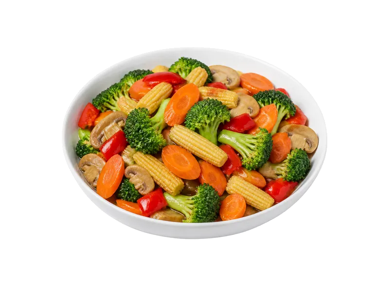 Mieszanka warzywna chińska - Mroźna Kraina – białko 2g, kalorie 37 kcal, węglowodany i tłuszcz na 100g | zdrowe odżywianie