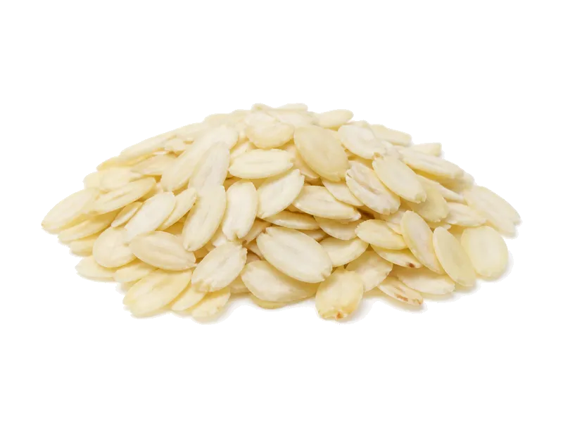 Migdały płatki – białko 24.1g, kalorie 615 kcal, węglowodany i tłuszcz na 100g | zdrowe odżywianie