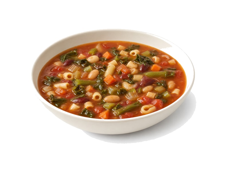 Minestrone – białko 2g, kalorie 45 kcal, węglowodany i tłuszcz na 100g | zdrowe odżywianie
