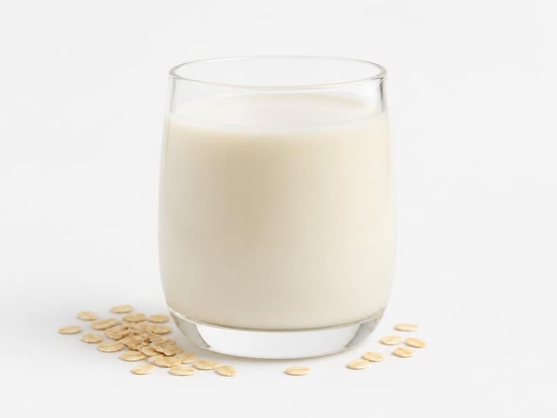 Mleko roślinne owsiane – białko 1g, kalorie 48 kcal, węglowodany i tłuszcz na 100g | zdrowe odżywianie
