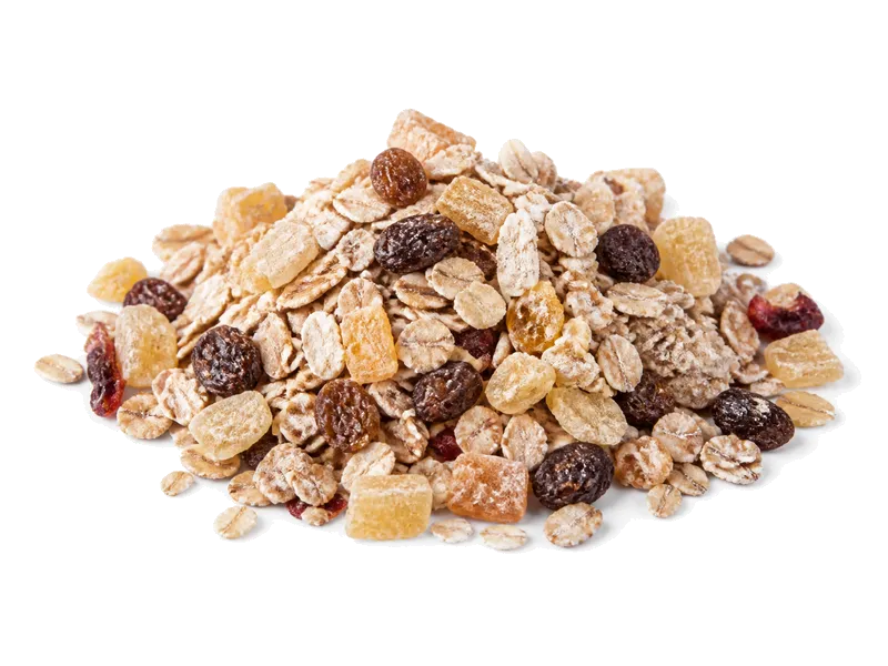Musli owocowe - Sante – białko 8.5g, kalorie 367 kcal, węglowodany i tłuszcz na 100g | zdrowe odżywianie