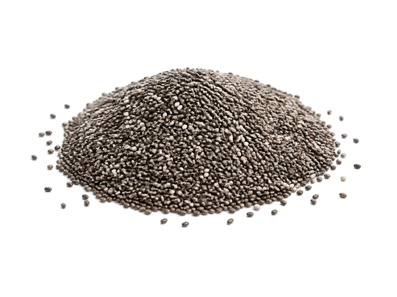 Nasiona Chia - szałwia hiszpańska (suszone) – białko 15.6g, kalorie 490 kcal, węglowodany i tłuszcz na 100g | zdrowe odżywianie