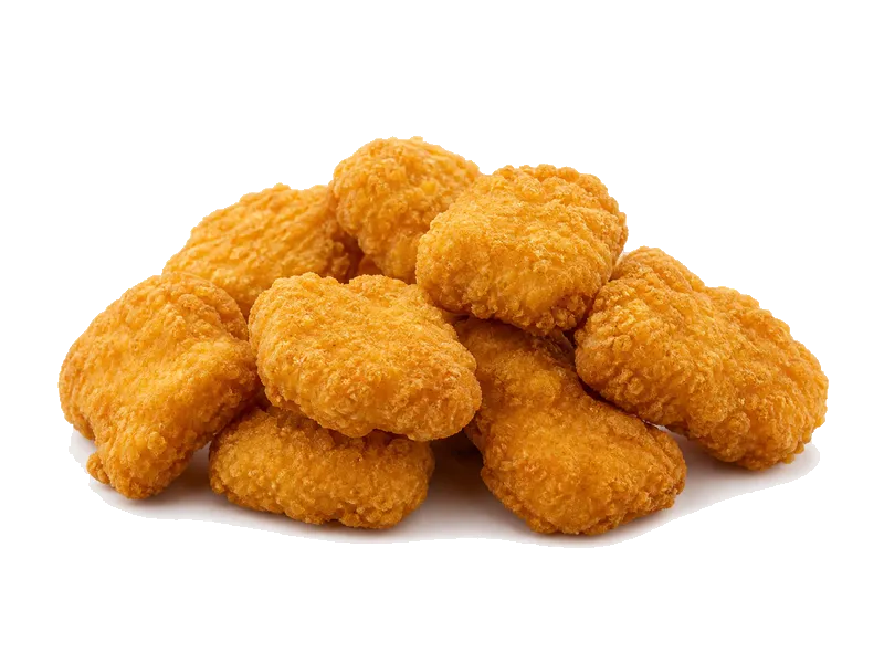 Nuggetsy z kurczaka – białko 15g, kalorie 296 kcal, węglowodany i tłuszcz na 100g | zdrowe odżywianie