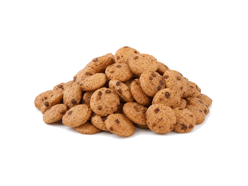 Płatki Cookie Crisps – białko 6.7g, kalorie 383 kcal, węglowodany i tłuszcz na 100g | zdrowe odżywianie