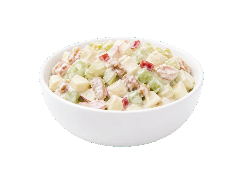 Sałatka Waldorf – białko 2g, kalorie 145 kcal, węglowodany i tłuszcz na 100g | zdrowe odżywianie