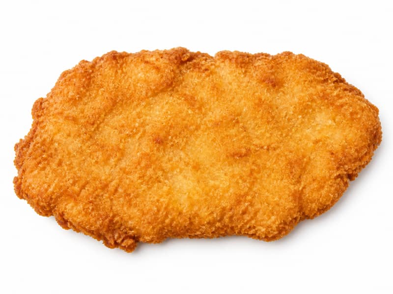 Schabowy (panierowany) – białko 18g, kalorie 260 kcal, węglowodany i tłuszcz na 100g | zdrowe odżywianie