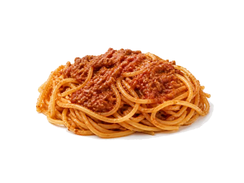 Spaghetti Bolognese – białko 6.5g, kalorie 132 kcal, węglowodany i tłuszcz na 100g | zdrowe odżywianie
