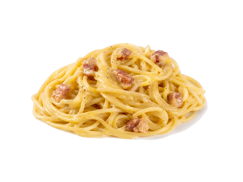 Spaghetti Carbonara – białko 9g, kalorie 220 kcal, węglowodany i tłuszcz na 100g | zdrowe odżywianie