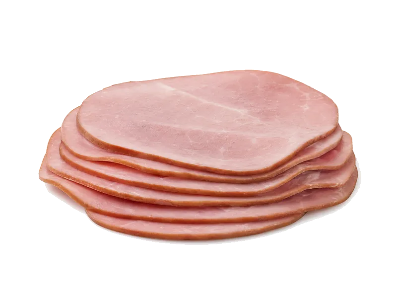 Szynka wieprzowa (wędlina) – białko 17g, kalorie 104 kcal, węglowodany i tłuszcz na 100g | zdrowe odżywianie