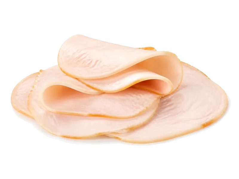 Szynka z piersi kurczaka (delikatna) – białko 16.2g, kalorie 85 kcal, węglowodany i tłuszcz na 100g | zdrowe odżywianie