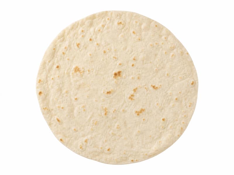 Tortilla pszenna – białko 8g, kalorie 304 kcal, węglowodany i tłuszcz na 100g | zdrowe odżywianie