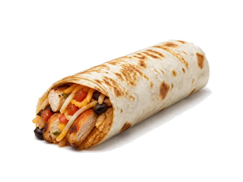 Tortilla z farszem (gotowa) – białko 10g, kalorie 195 kcal, węglowodany i tłuszcz na 100g | zdrowe odżywianie