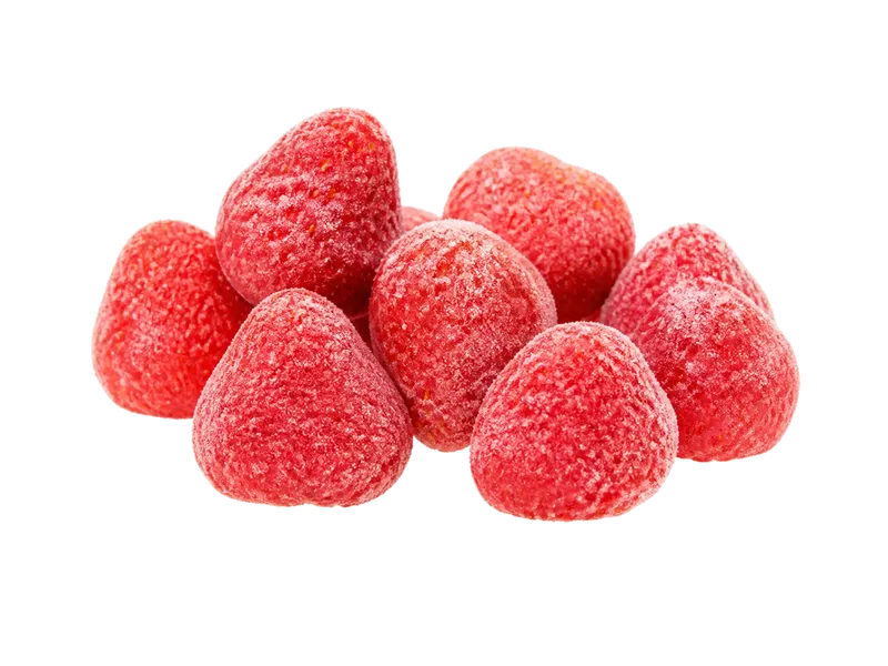 Truskawki (mrożone) – białko 0.7g, kalorie 32 kcal, węglowodany i tłuszcz na 100g | zdrowe odżywianie