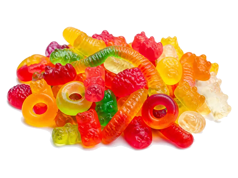Żelki – białko 5g, kalorie 320 kcal, węglowodany i tłuszcz na 100g | zdrowe odżywianie