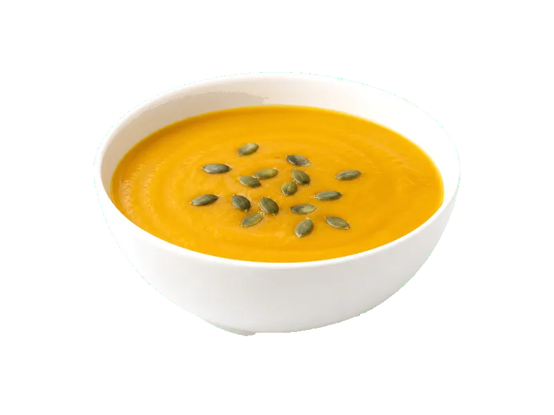 Zupa dyniowa – białko 1.5g, kalorie 48 kcal, węglowodany i tłuszcz na 100g | zdrowe odżywianie