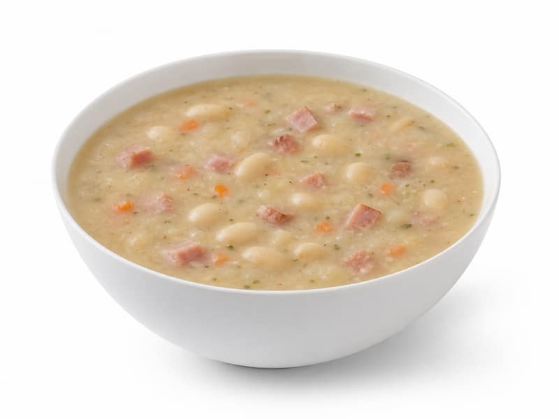Zupa fasolowa – białko 5g, kalorie 78 kcal, węglowodany i tłuszcz na 100g | zdrowe odżywianie