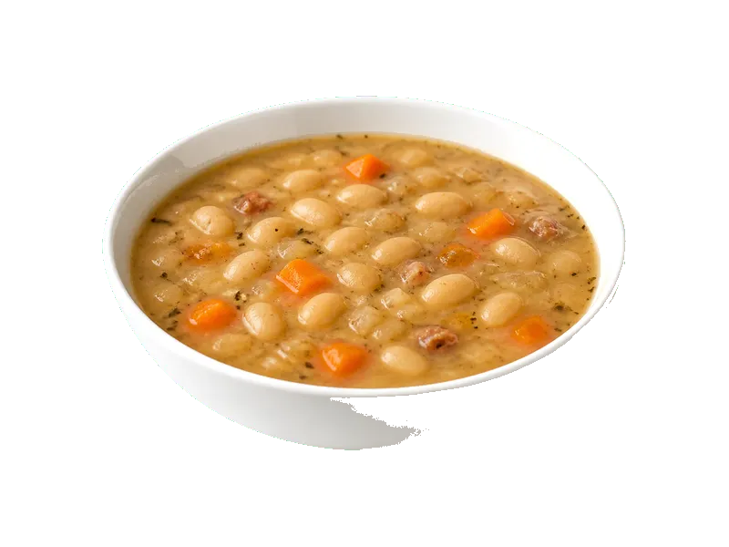 Zupa fasolowa – białko 5g, kalorie 78 kcal, węglowodany i tłuszcz na 100g | zdrowe odżywianie