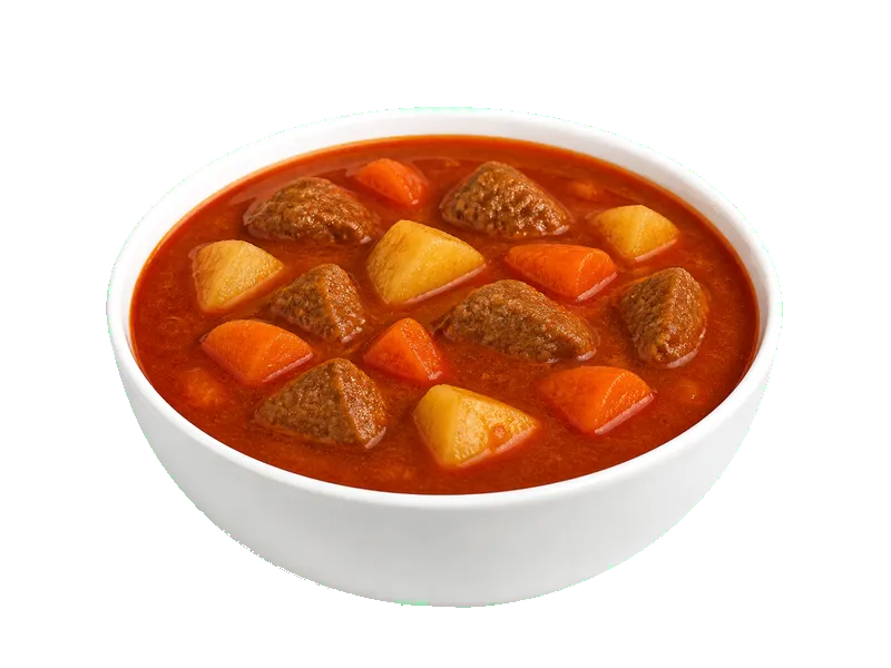 Zupa gulaszowa – białko 6g, kalorie 85 kcal, węglowodany i tłuszcz na 100g | zdrowe odżywianie