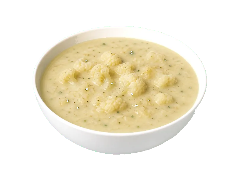 Zupa kalafiorowa – białko 2g, kalorie 55 kcal, węglowodany i tłuszcz na 100g | zdrowe odżywianie