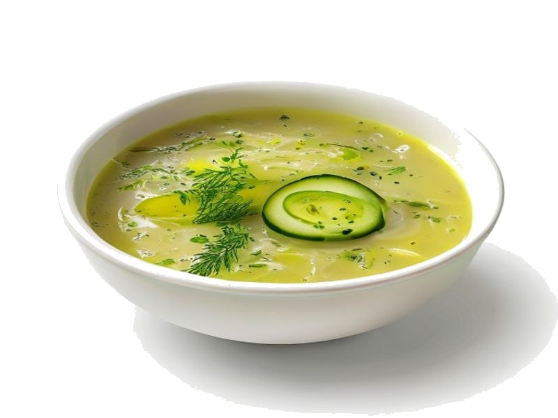 Zupa ogórkowa – białko 2g, kalorie 46 kcal, węglowodany i tłuszcz na 100g | zdrowe odżywianie