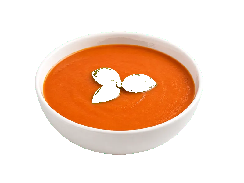 Zupa pomidorowa kremowa – białko 2g, kalorie 65 kcal, węglowodany i tłuszcz na 100g | zdrowe odżywianie