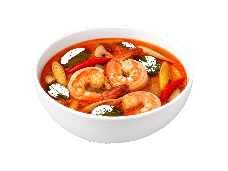 Zupa tom yum – białko 4g, kalorie 45 kcal, węglowodany i tłuszcz na 100g | zdrowe odżywianie